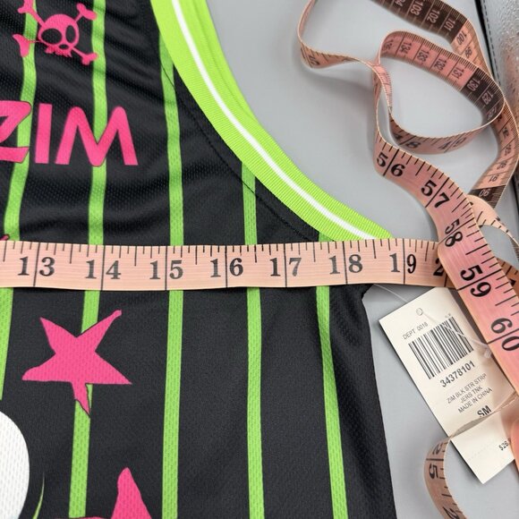 Invader Zim GIR Screaming Striped Juniors Jersey Tank Top SMALL New - Picture 6 of 9